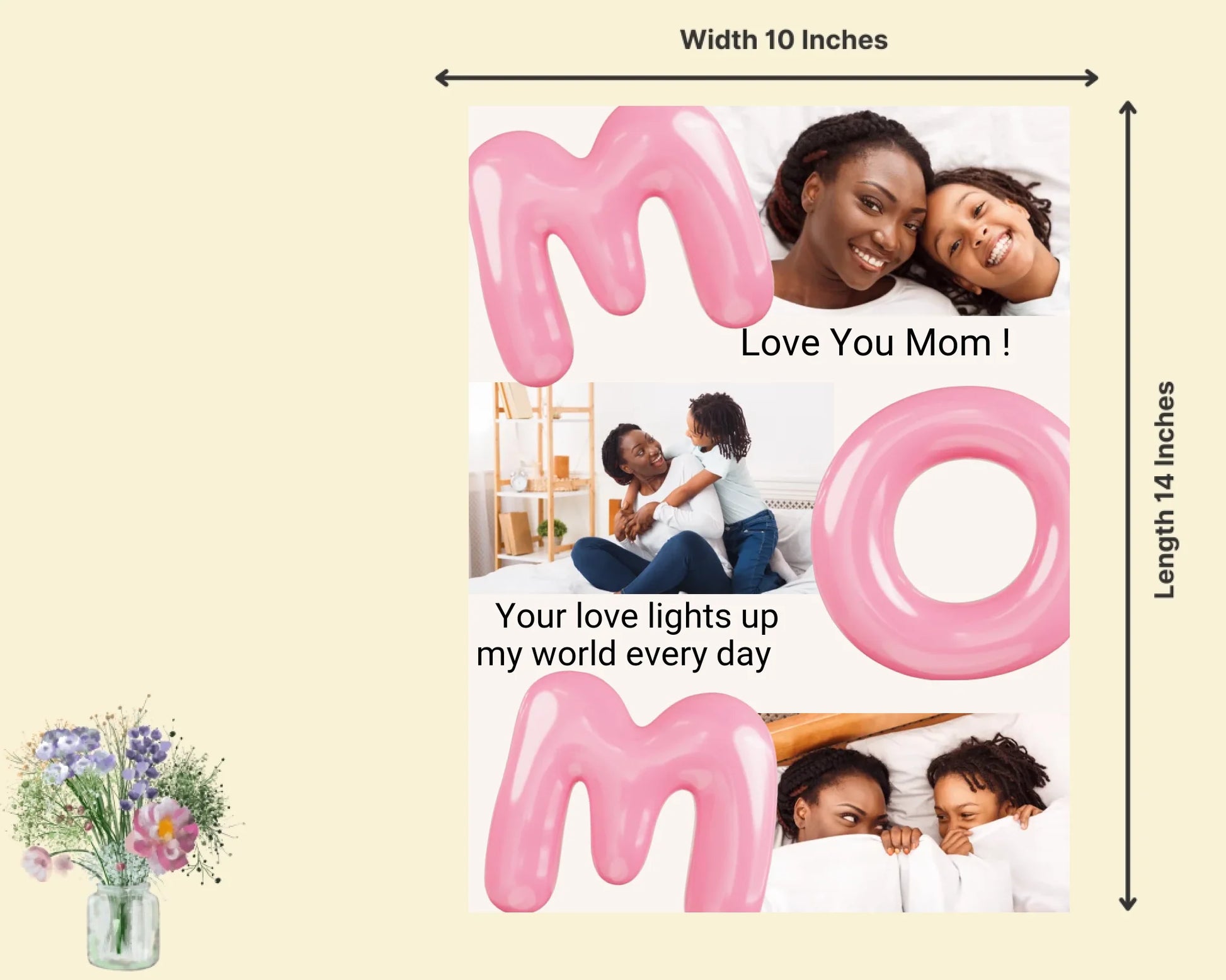 Wall Mockup Cream 10x14