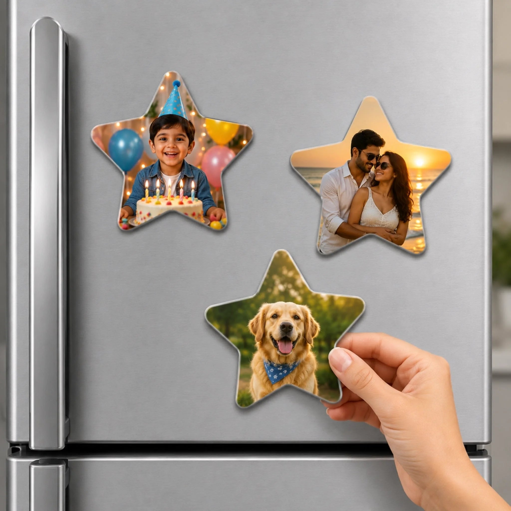 3 Star Shape magnets