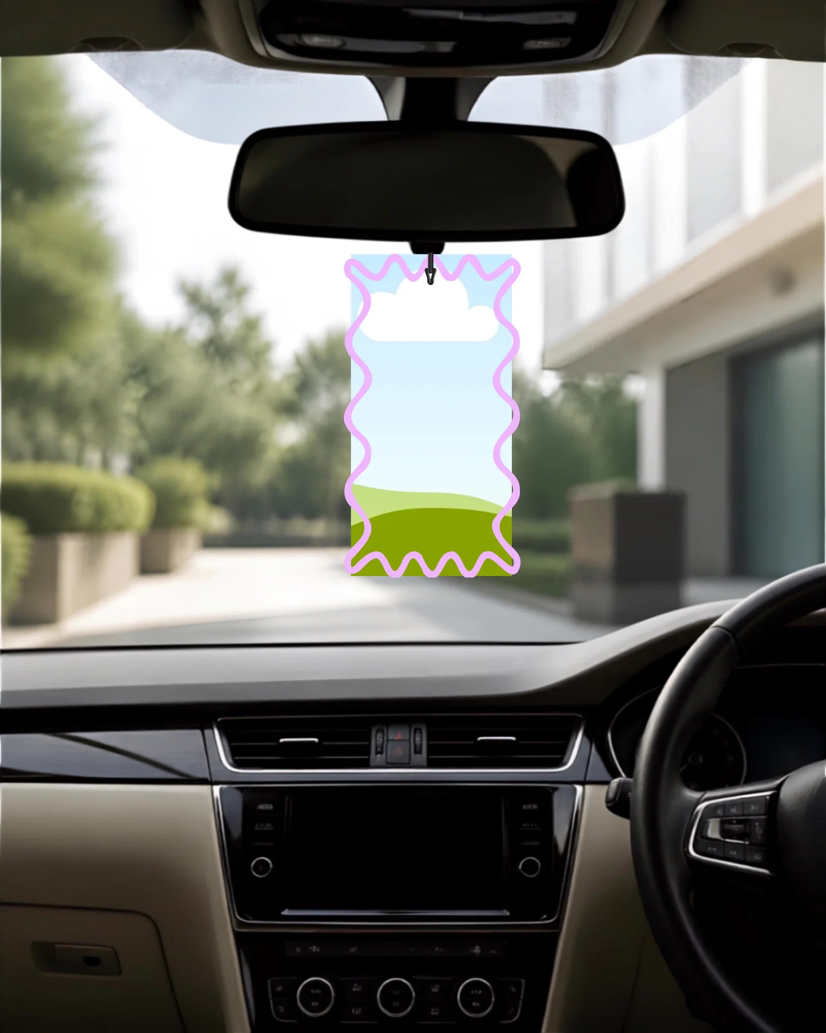 Car Hanging Mockup and Designs