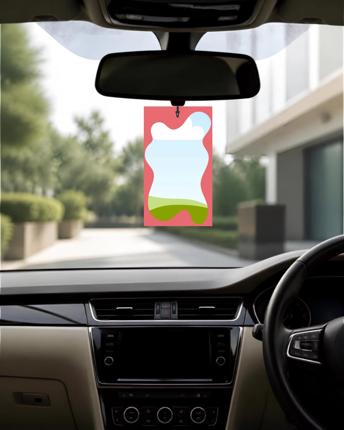 Personalized Curved Frame Car Hanging