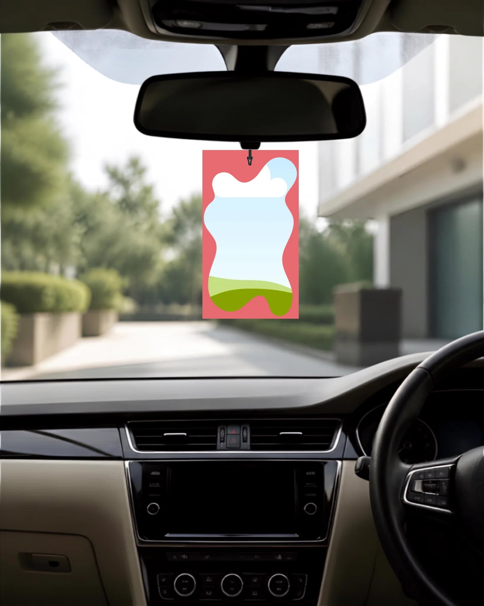 Car Hanging Mockup and Designs