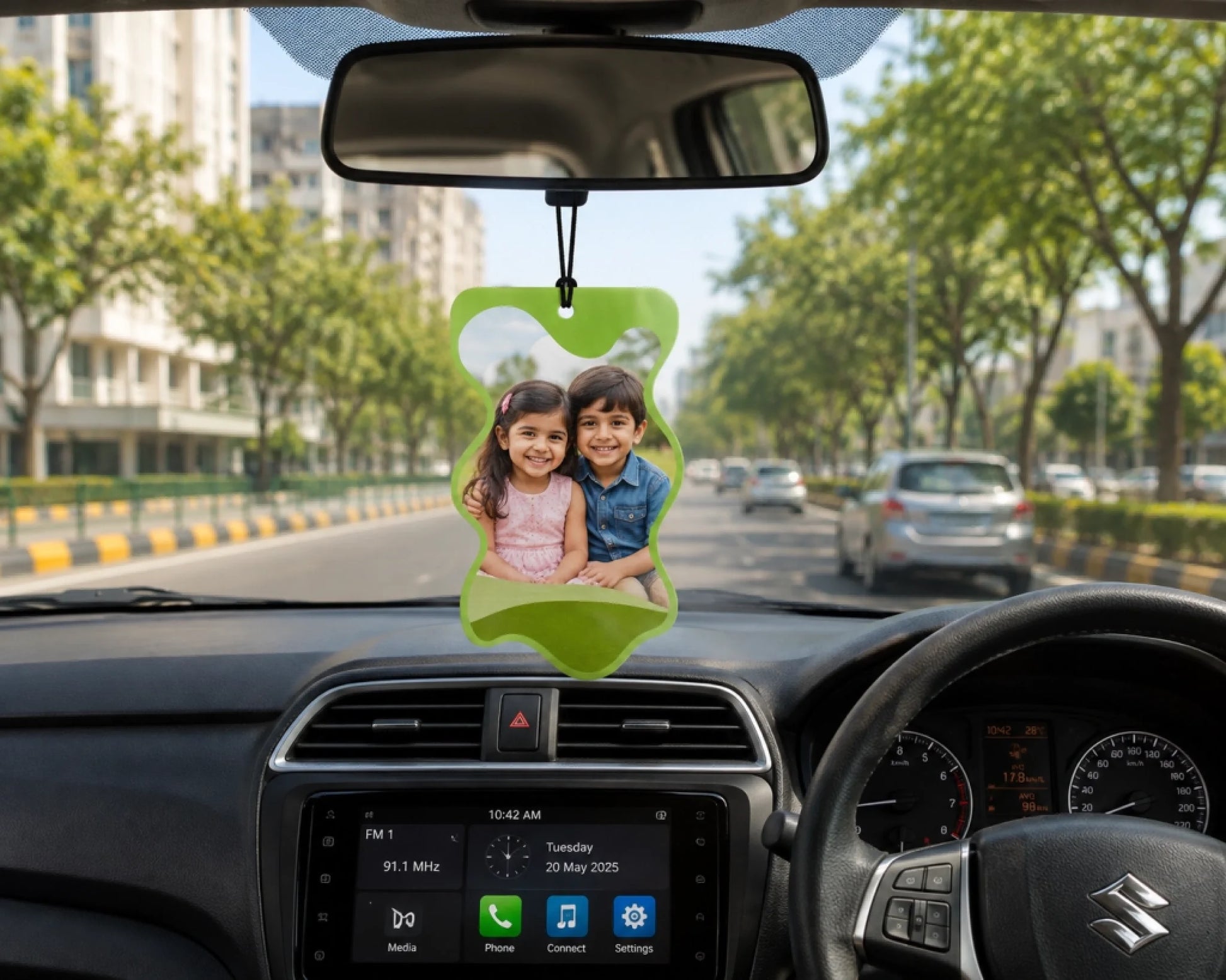 Personalized Waterspill Acrylic Car Hanging