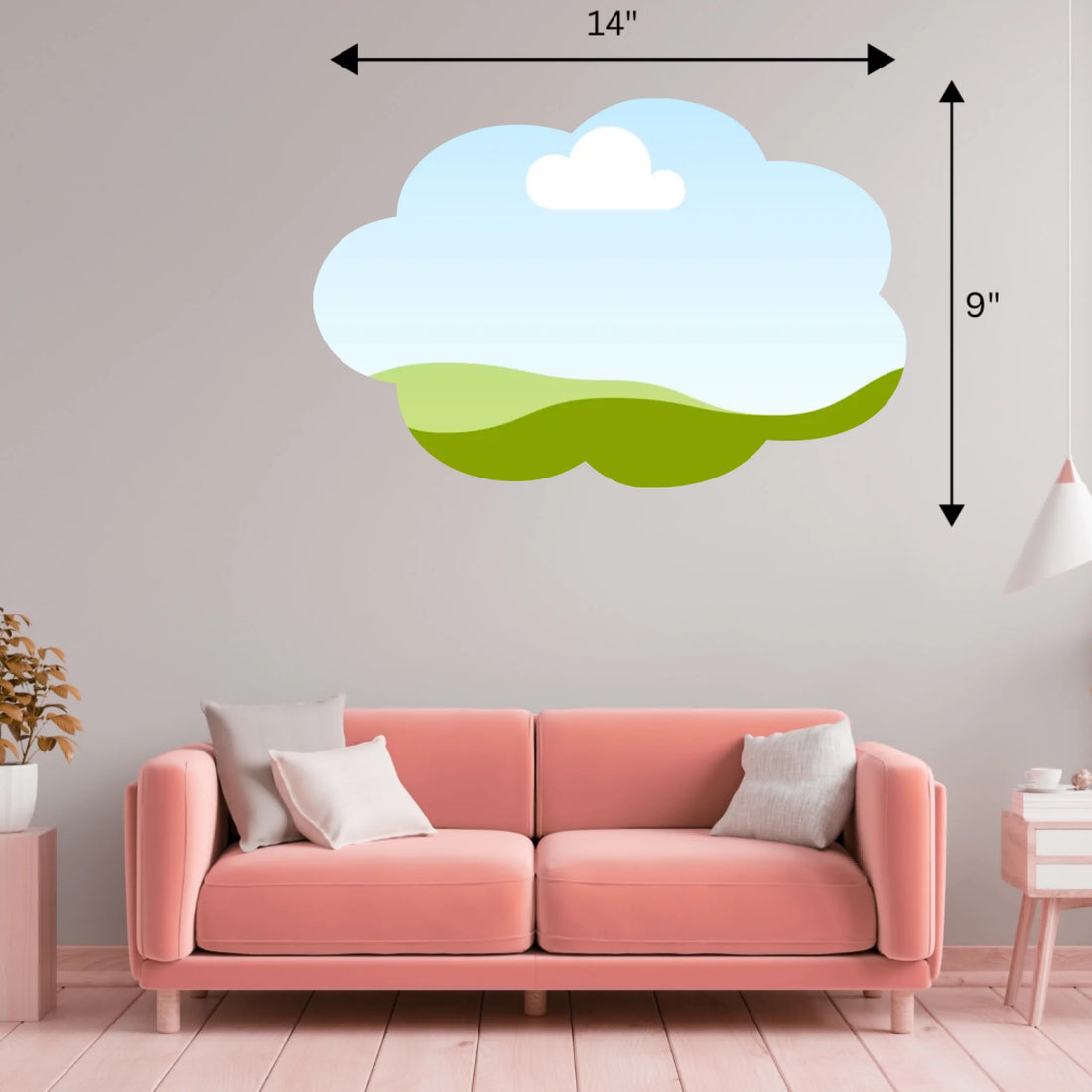14x9 Cloud Mockup
