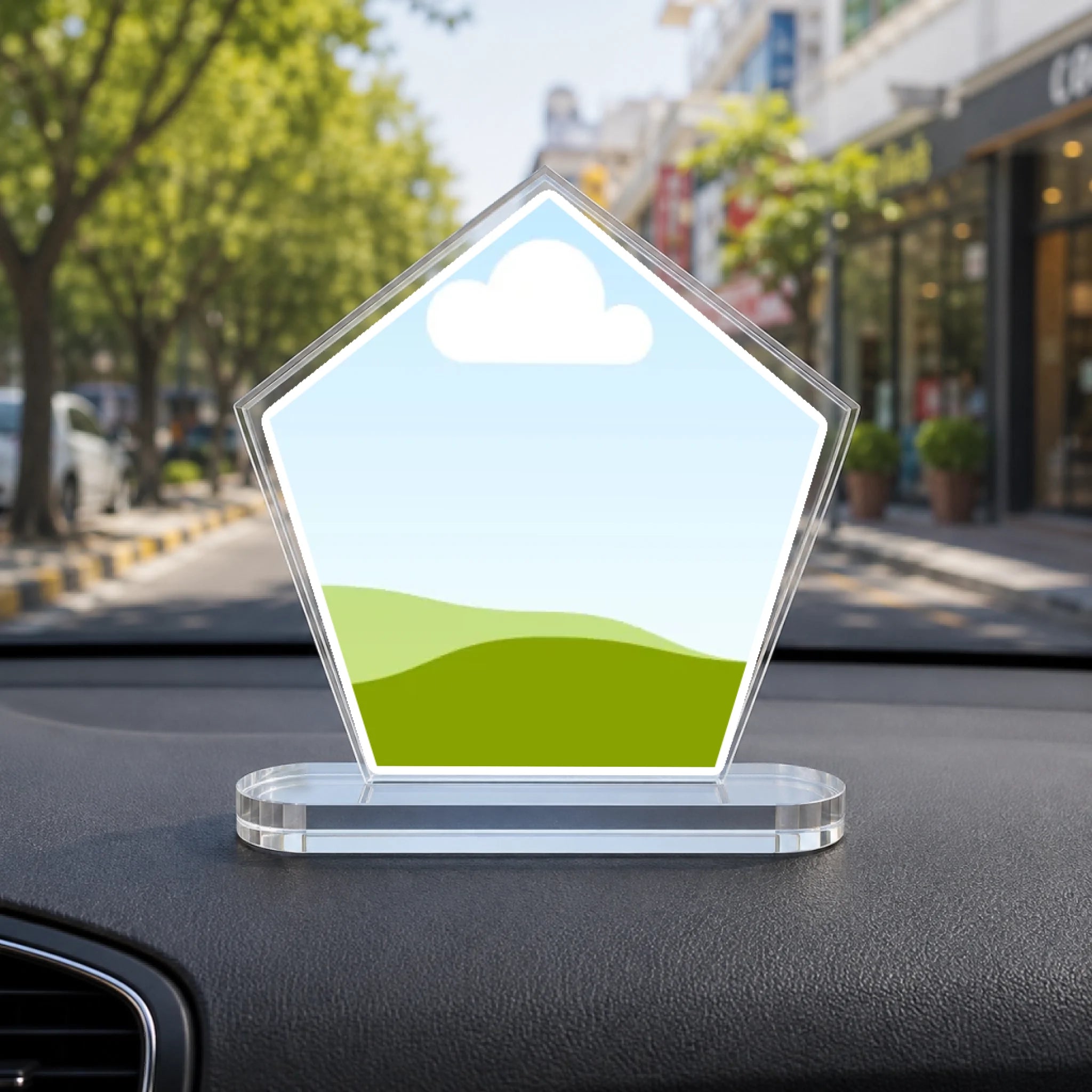 Car Decorative Mockup - Pentagon