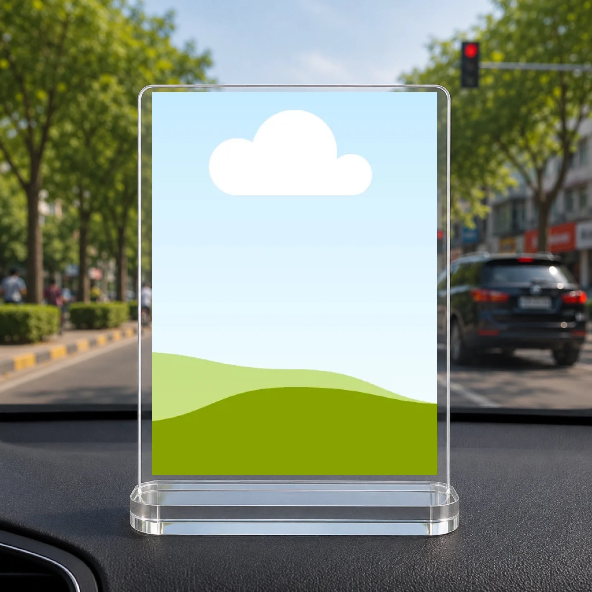 Car Decorative Mockup - Rectangle