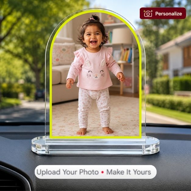 Personalized Car Dashboard Photo Stands - Arch