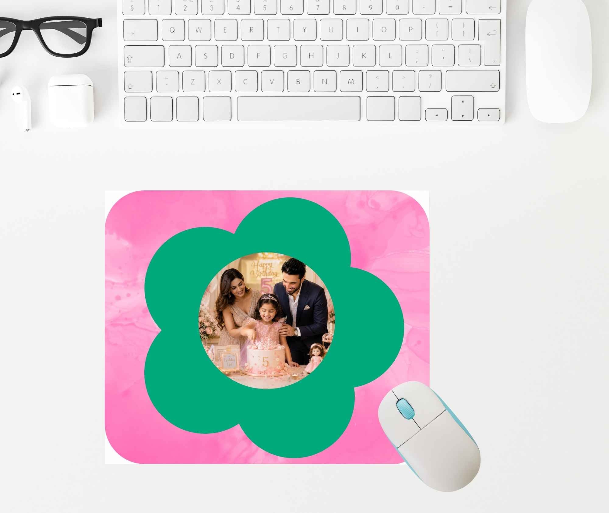 Daisy Photo Mouse Pad