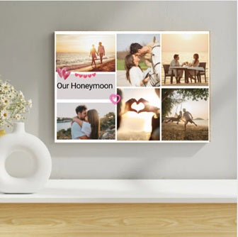 Honeymoon Memories Photo Collage