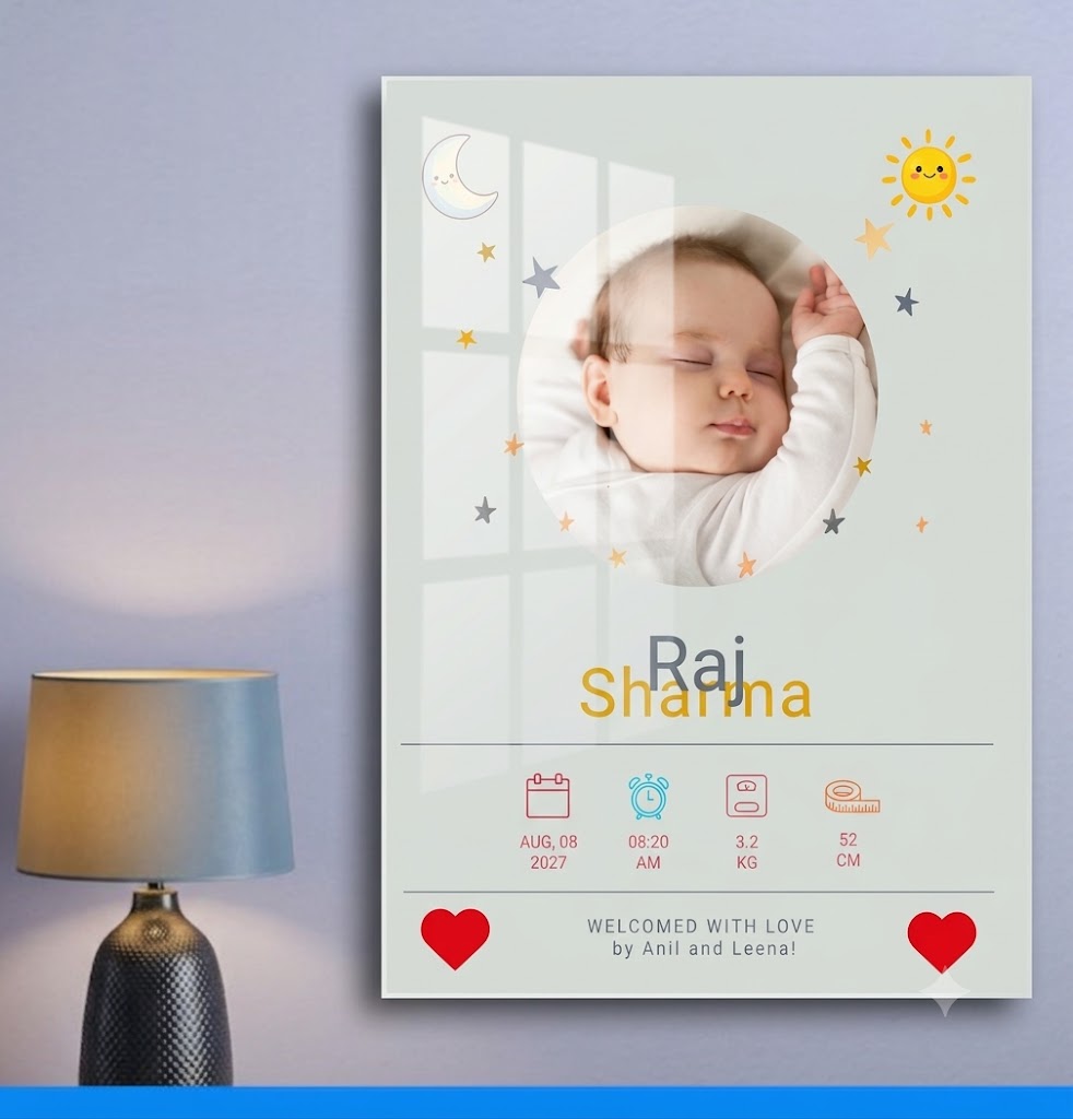 Newborn Baby Metrics Frame