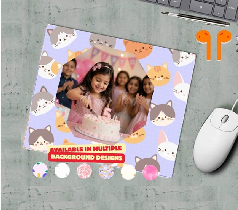 Octagon Photo Mouse Pad