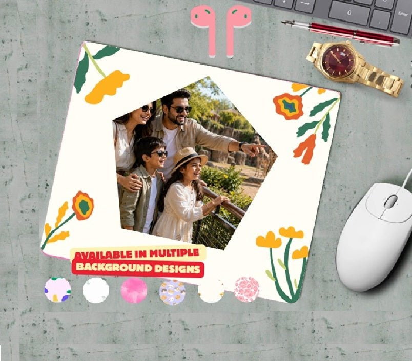 Pentagon Photo Mouse Pad