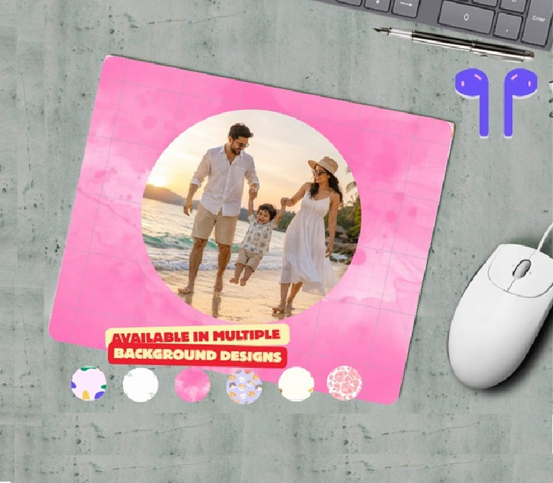Round Photo Mouse Pad