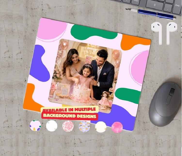 Square Photo Mouse Pad