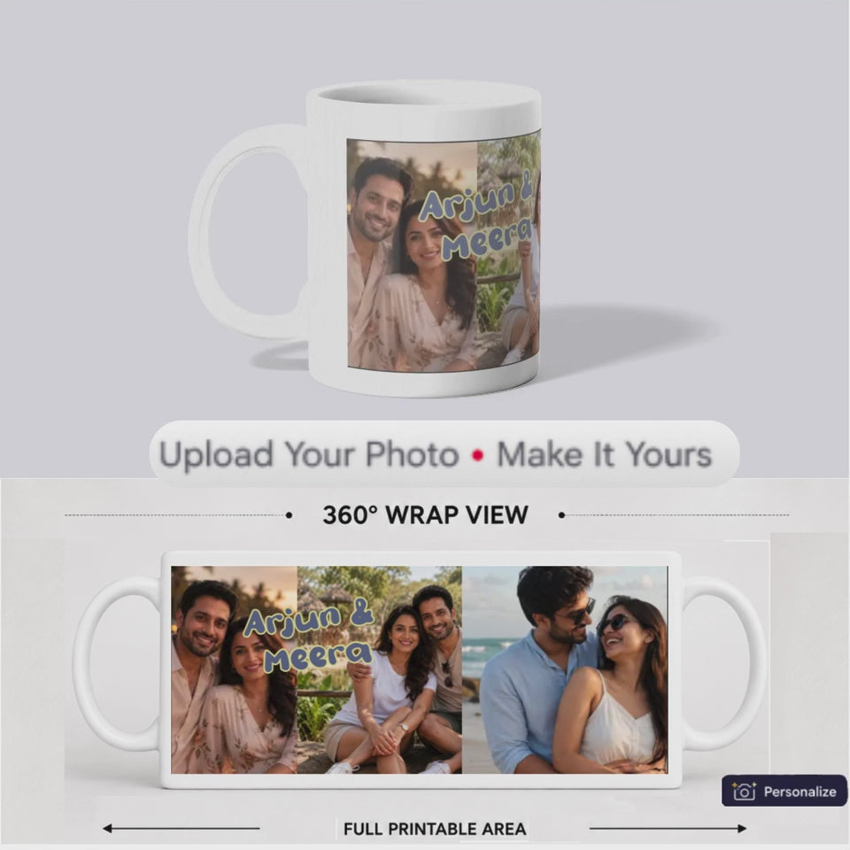 Elegant Photo Collage Mug
