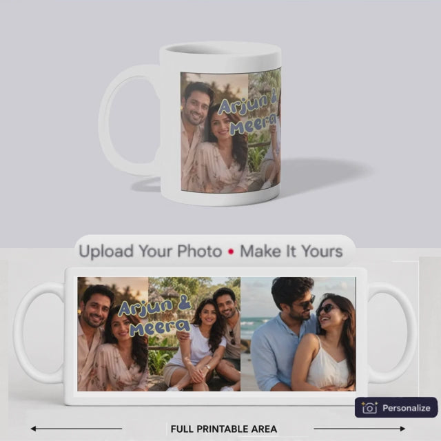 Elegant Photo Collage Mug